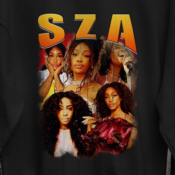SZA Bootleg Live Concert RB Aesthetic Music Tour Streetwear Fan Sweatshirt 166 - Picture 2 of 5